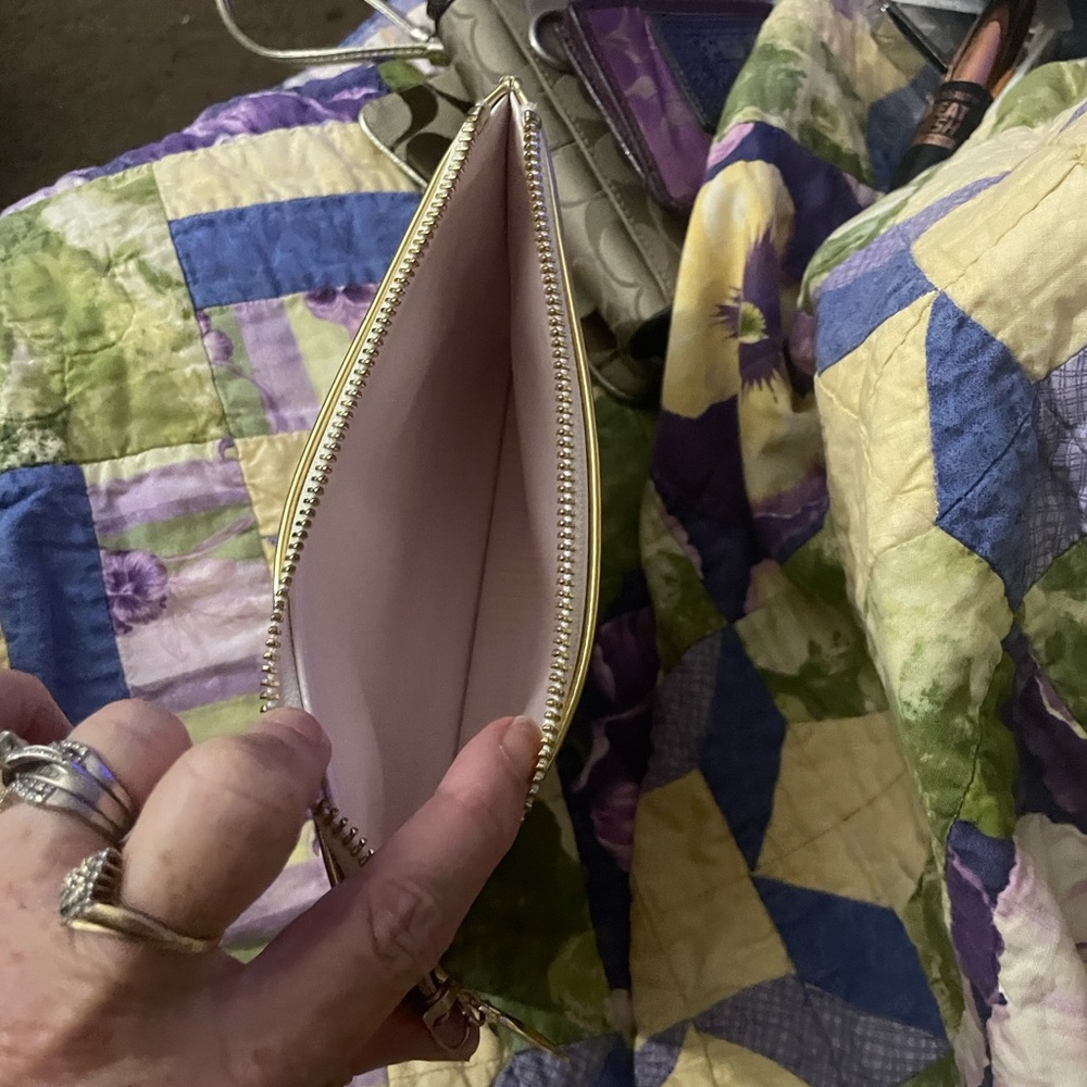 Kate Spade Gold and White Clutch - Picture 9 of 12